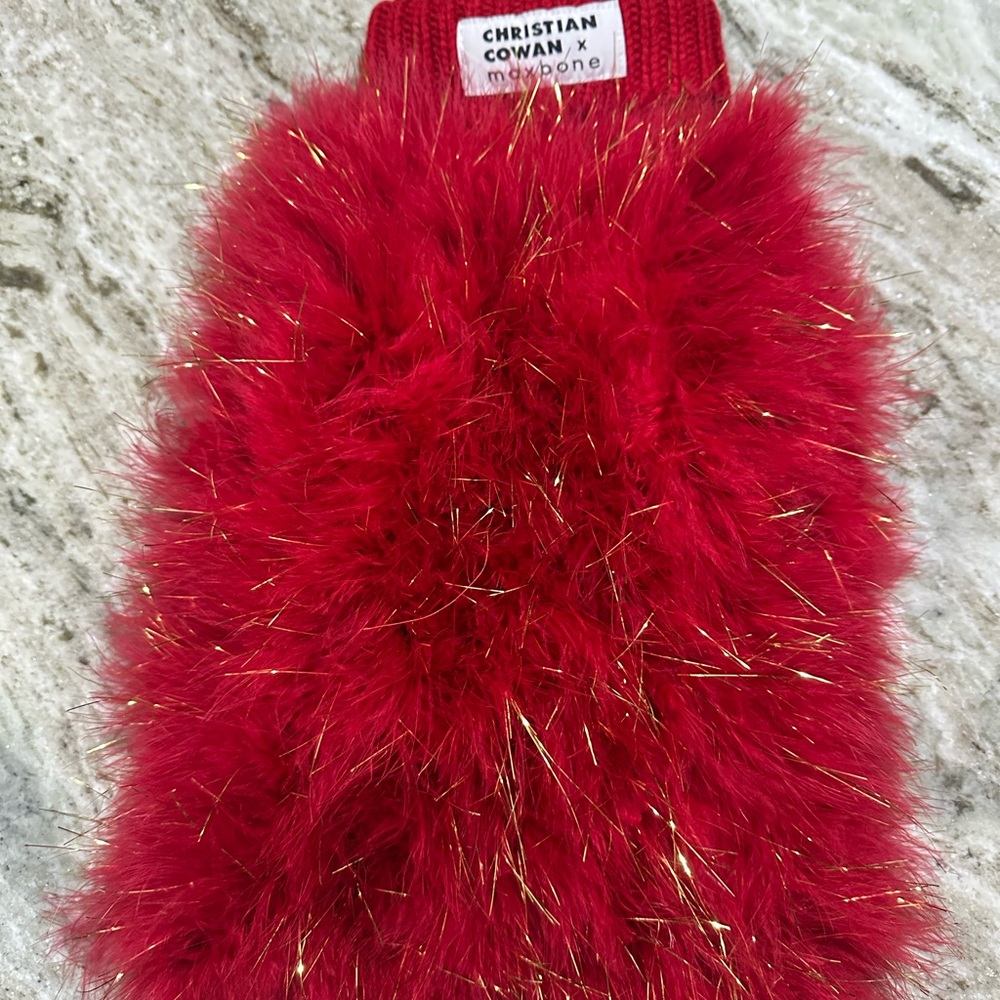 Maxbone x Christian Cowan Red Holiday Glitz